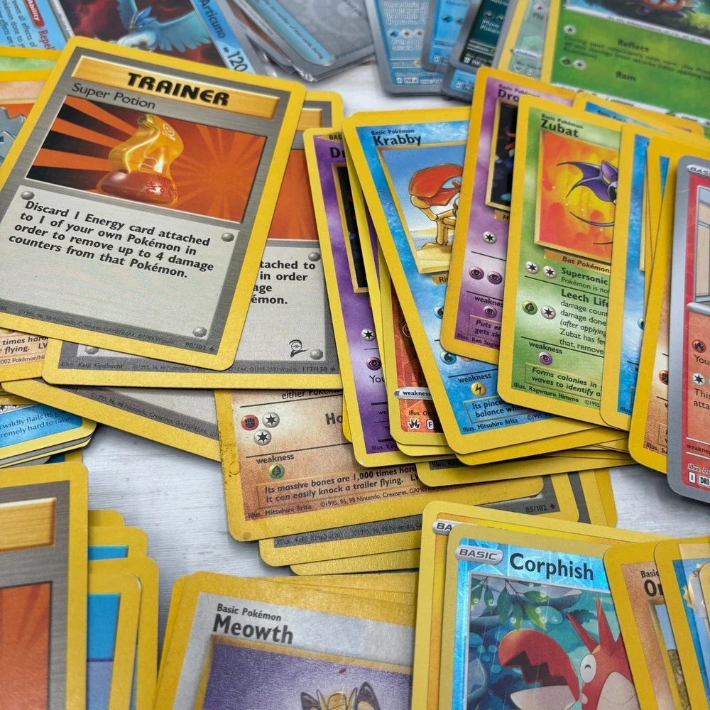 Pokemon Card Lot Vintage Base Set, Fossil, Modern Holos, Reverse Holos modern